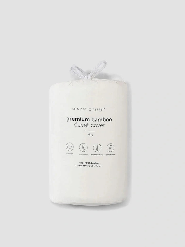 Natural Premium Bamboo Duvet Cover